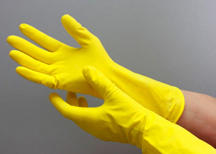 Резиновые перчатки для СХ-работ